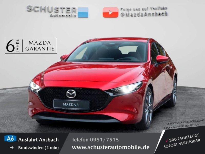Mazda 3 2025 e-SKYACTIV G 140PS AG Exclusive 360°Ka