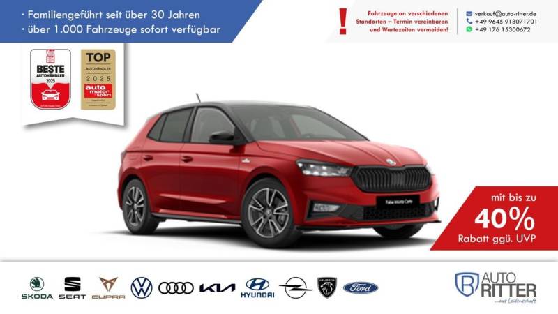 Skoda Fabia Monte Carlo Plus ACC-RFK-LED-Carplay-Kl...