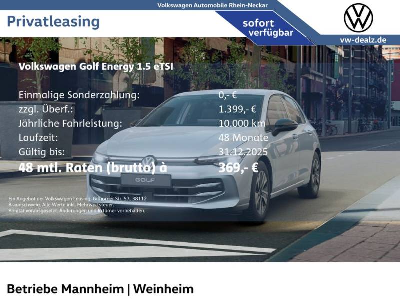 Volkswagen Golf Energy 1.5 l eTSI DSG NAVI AHK Head-Up LED