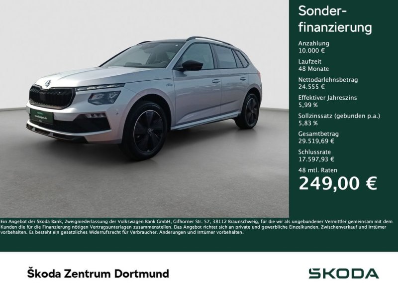 Skoda Kamiq 1.5TSI DSG Monte Carlo AHK ACC NAV RFK PDC