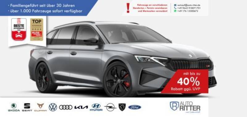 Skoda Octavia Combi RS ACC-RFK-PANO-LED-Carplay-Kli...