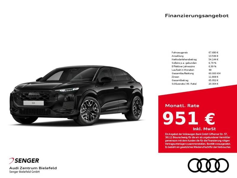 Audi Q3 Sportback e-hybrid MMI experience pro Navi