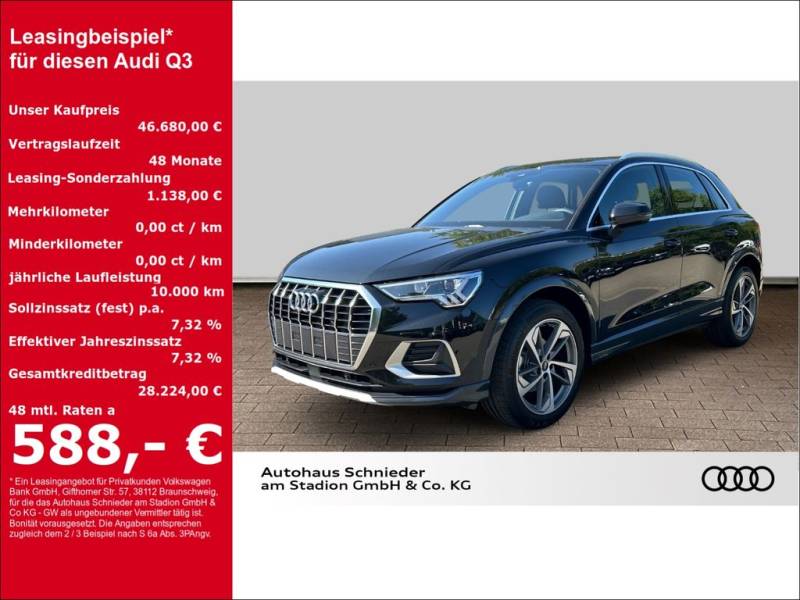 Audi Q3 ADVANCED 35 TFSI LED+AHK+VIRTUAL+NAVI+CARPLAY