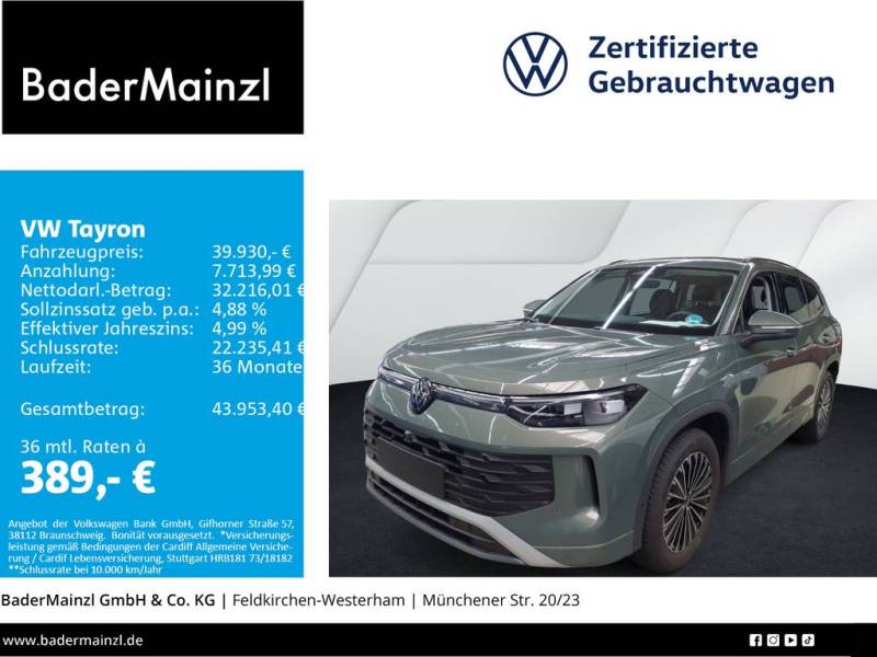 Volkswagen Tayron 1.5 eTSI DSG Life AHK 7-Sitz 360° Matrix