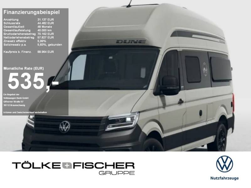Volkswagen Crafter Grand California Dune 600 Modell 2026