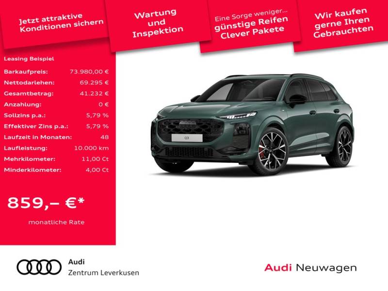 Audi Q3 quattro S line MATRIX SONOS AHK STANDHZ PANO