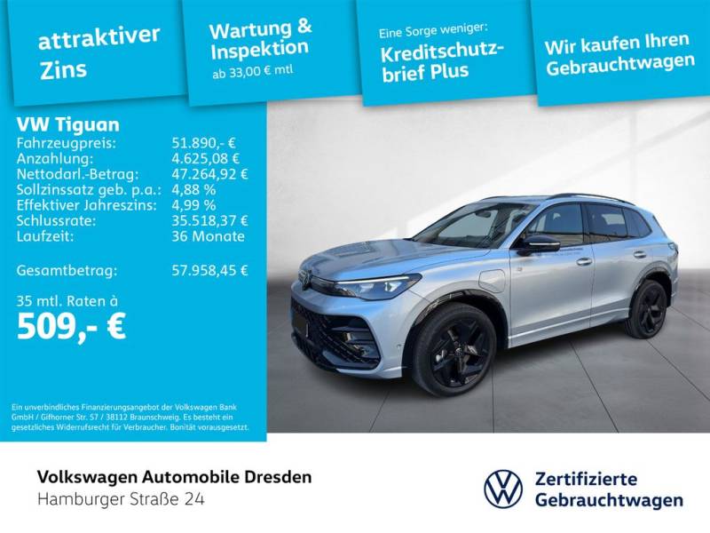 Volkswagen Tiguan R-Line 1,5 eHybrid OPF 6-Gang-DSG
