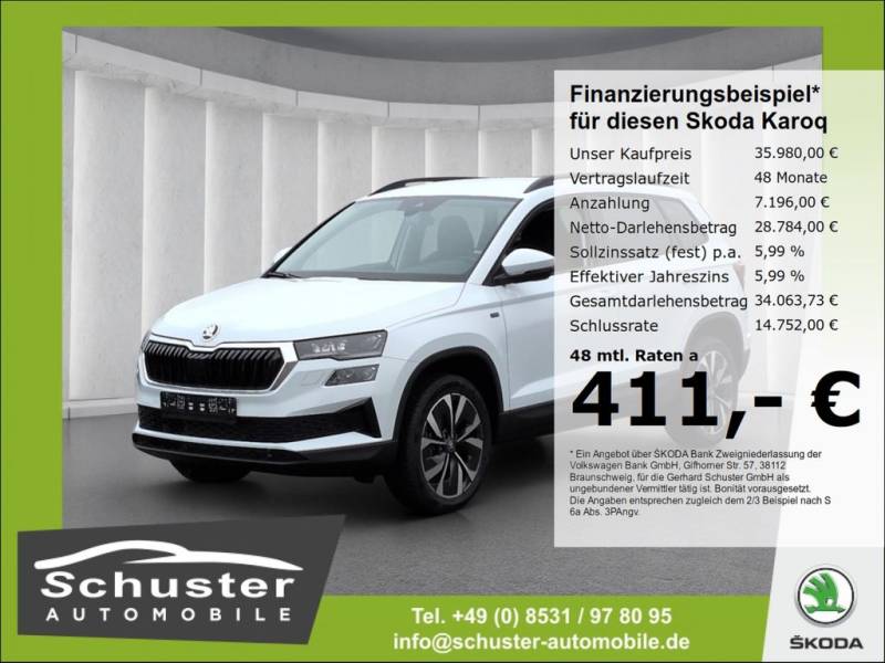 Skoda Karoq TOUR 1.5TSI*DSG AHK Matrix-LED ACC R-Kam