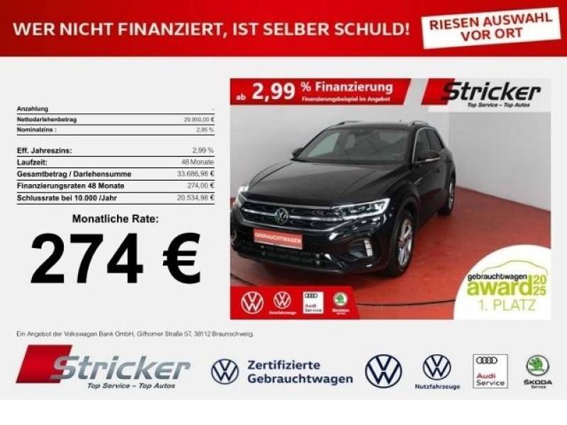 Volkswagen T-Roc R-Line 1.5TSI DSG 274,-ohne Anzahlung Navi