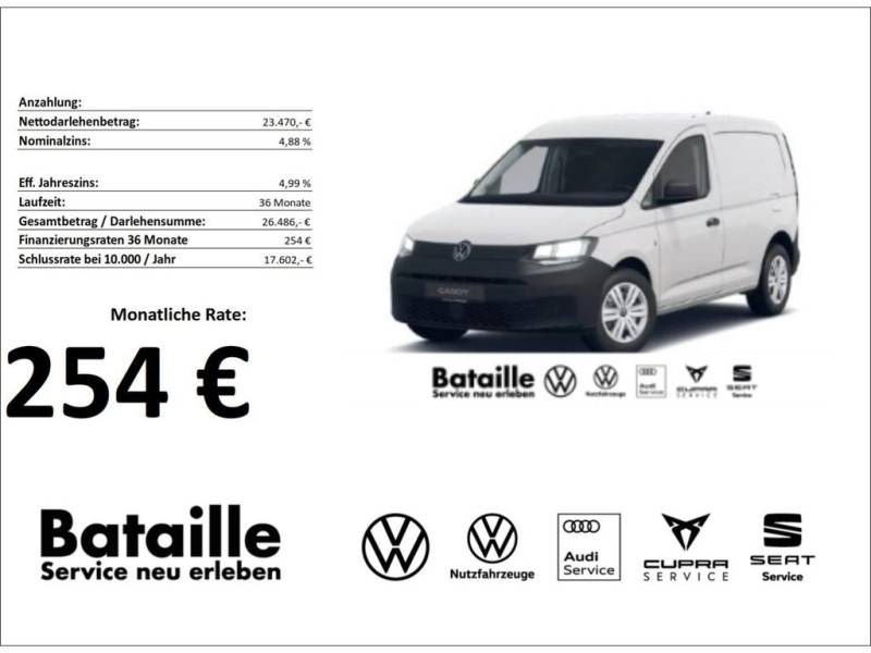 Volkswagen Caddy 1.5 TSI Cargo Klima GRA App-Connect