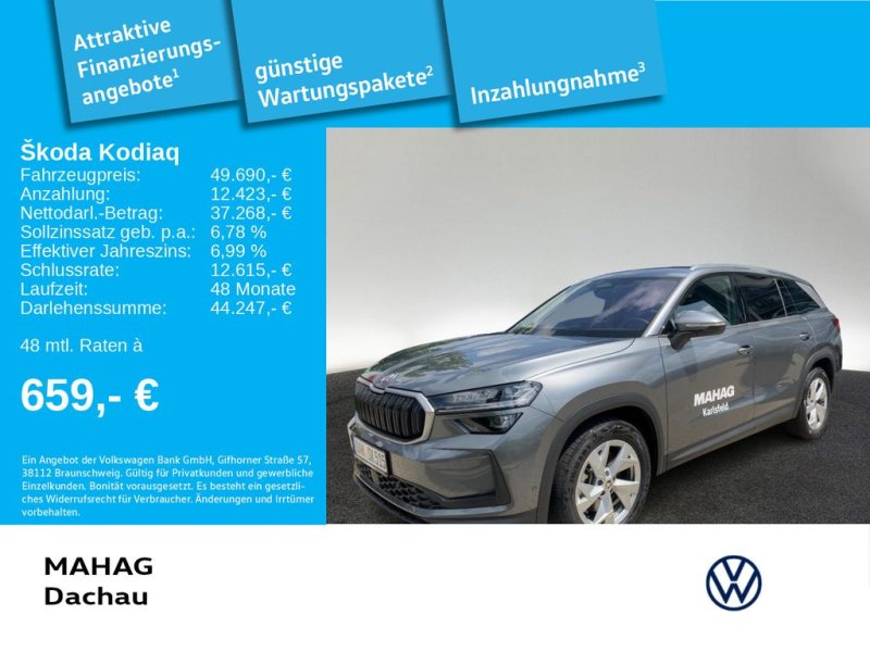 Skoda Kodiaq Selection 2.0 TDI 7 Sitzer AHK MatrixLED