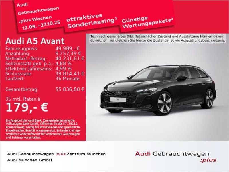 Audi A5 Avant TDI S tronic 2x S line Matrix/Navi/Kame