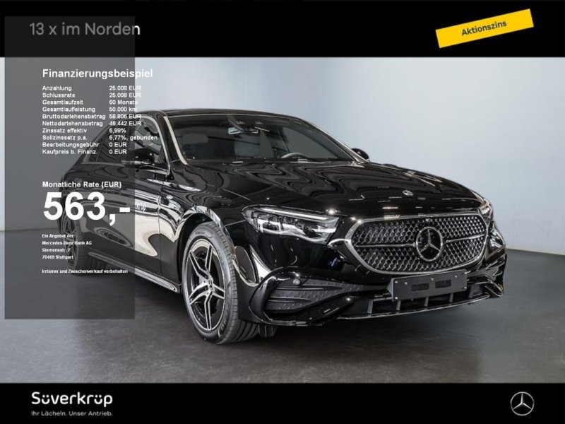 Mercedes-Benz E 300 de AMG DISTR SPUR PANO AHK 360 PDC SHZ