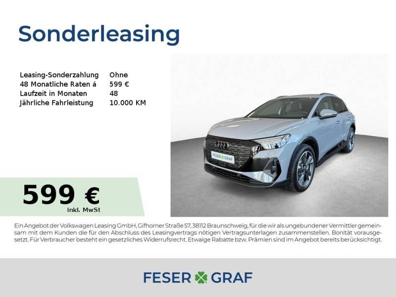 Audi Q4 e-tron 45 qu. 210 kW *AHK*S line*Matrix*