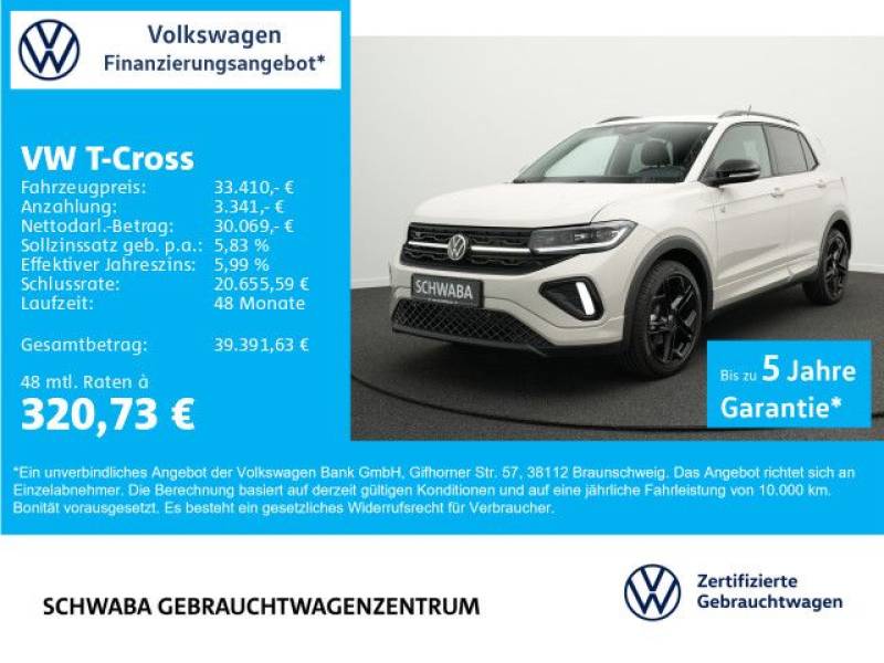 Volkswagen T-Cross R-Line 1.5 TSI Black Style*AHK*R-KAM*18"