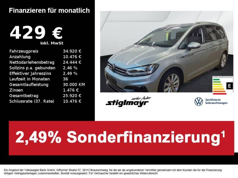 Volkswagen Touran R-line 1.5 TSI DSG ACC+KAMERA+LED+NAVI