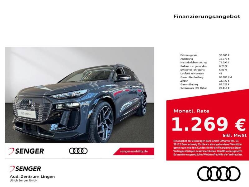 Audi Q6 e-tron performance Tech pro Paket Memory LED