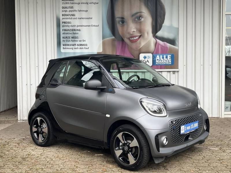 Smart ForTwo EQ cabrio*EXCLUSIVE*22kW*CAM*MEDIA*ALU*AL