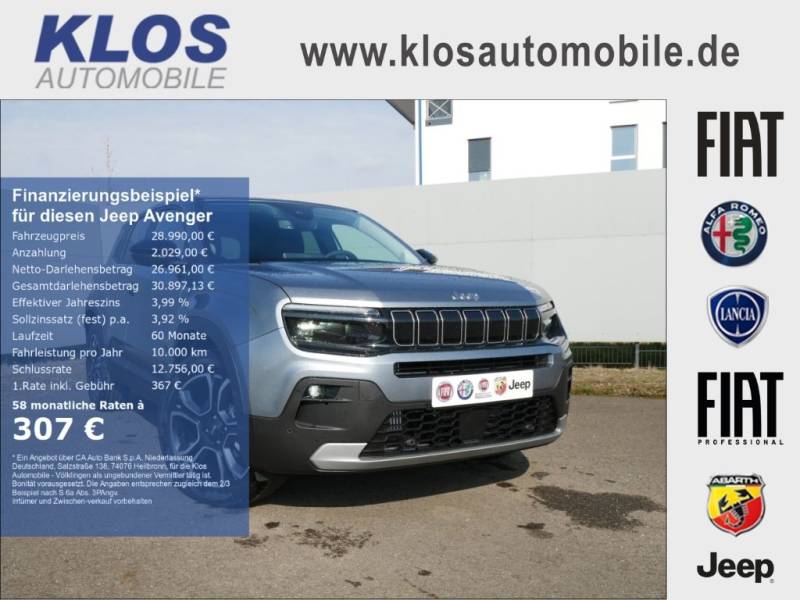 Jeep Avenger SUMMIT e-Hybrid 1.2 110 PS DCT6 NAV INFO