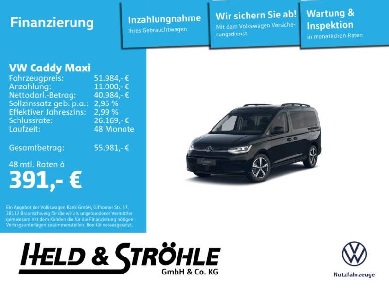 Volkswagen Caddy Maxi 7-Sitzer TDI 4MOTION