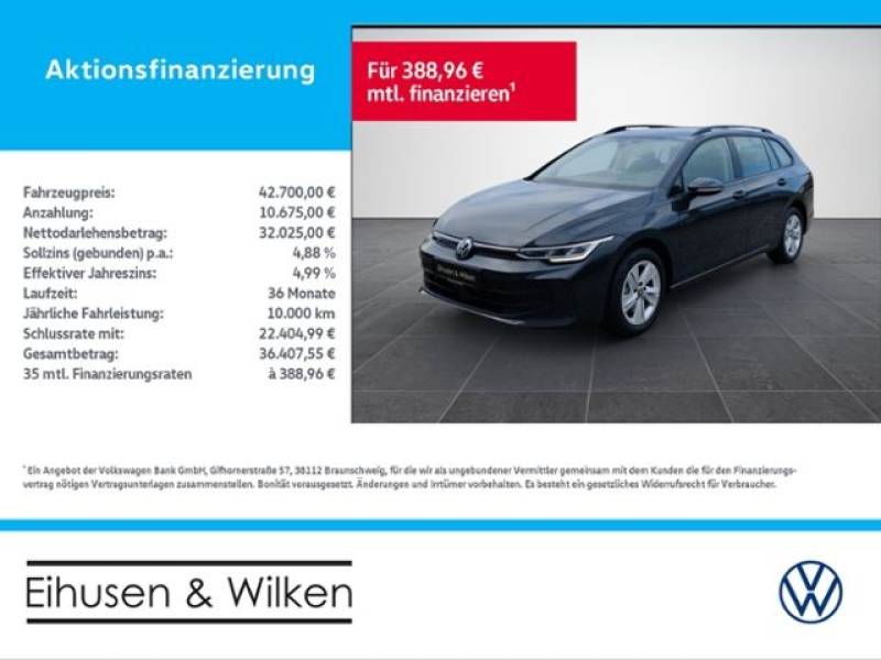 Volkswagen Golf Variant Life 2,0 l TDI SCR 110 kW (150 PS)
