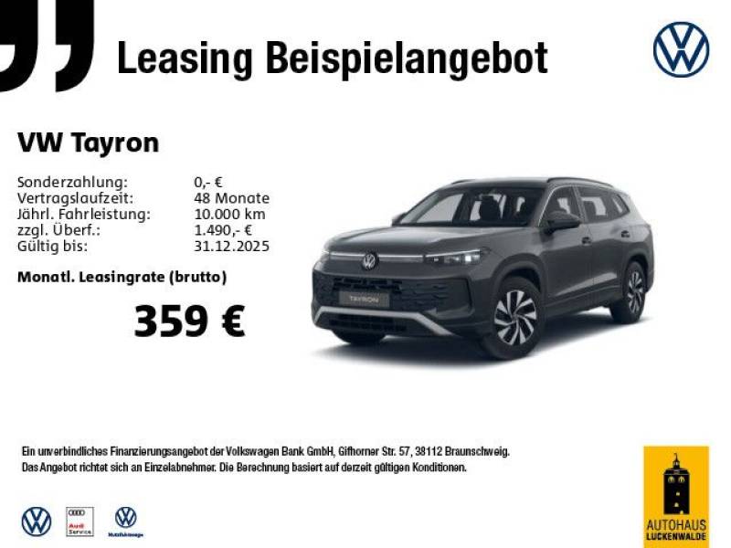 Volkswagen Tayron 1.5 eTSI 110 kW Life