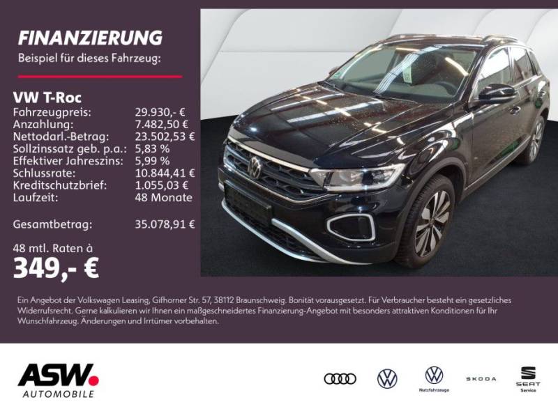 Volkswagen T-Roc GOAL 2.0TDI DSG LED NAVI AHK RFK ACC SHZ