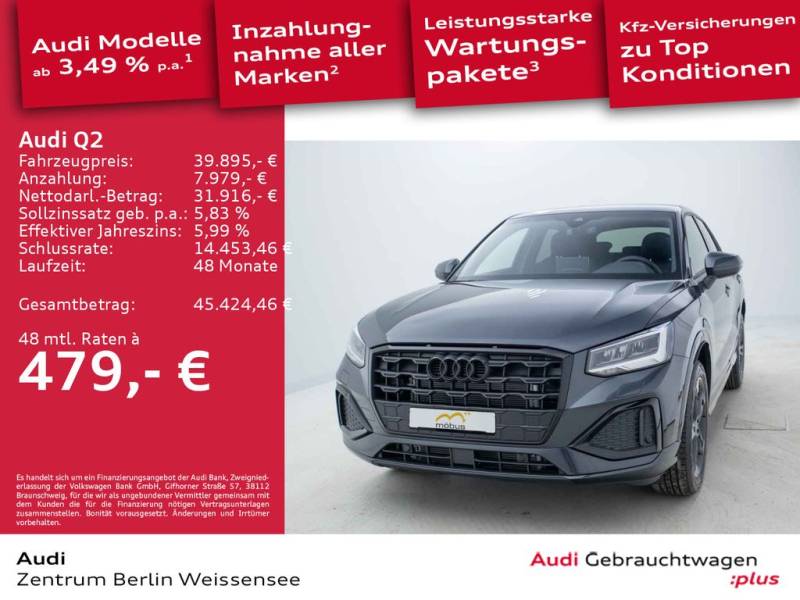 Audi Q2 35 TFSI S-TRO*S-LINE*LED*RFK*APP*AHK*SHZ*GRA*