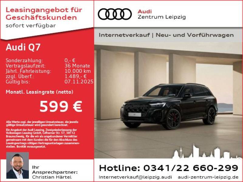 Audi Q7 SUV S line business TDI qu. AHK*7Sitze*WR*BandO