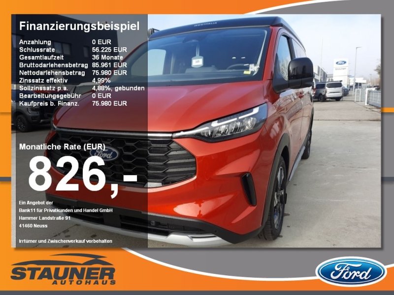 Ford Tourneo Custom Nugget 2.0 EcoBlue 320L1 AWD AHK