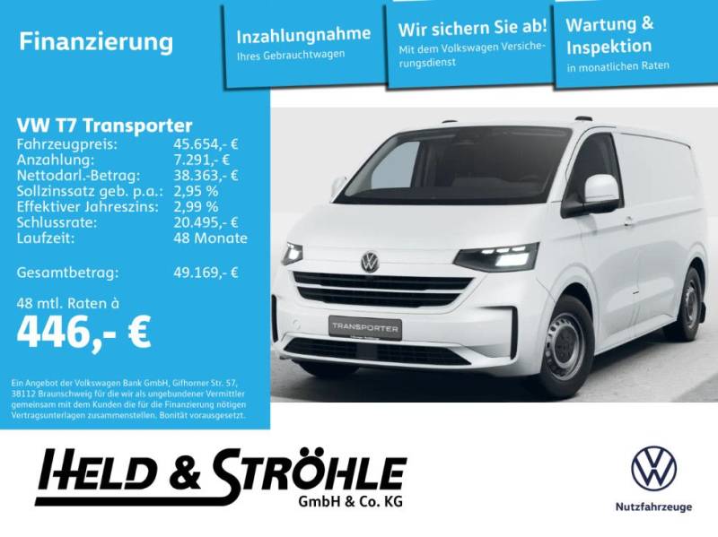 Volkswagen T7 Transporter Kasten 2.0 TDI AHK KLIMA !AKTION!