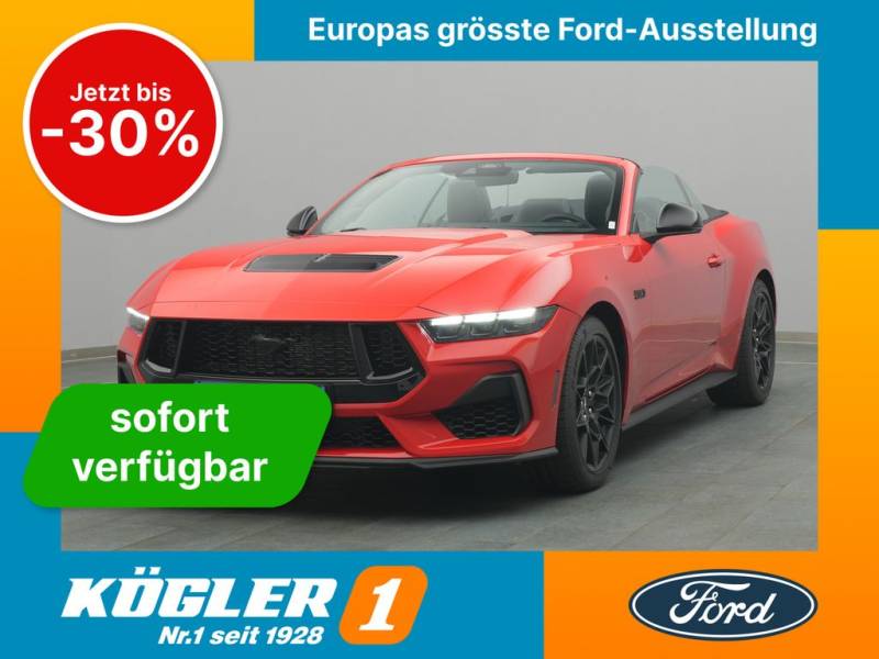 Ford Mustang GT Cabrio V8 446PS/MagneRide/LED -12%*