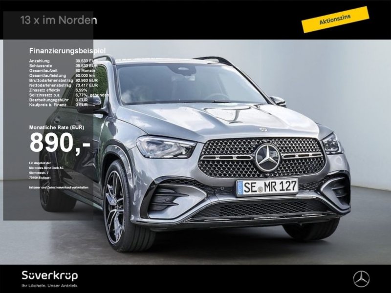 Mercedes-Benz GLE 450 d 4M BURM AMG NIGHT SPUR DISTR AIRMATIC