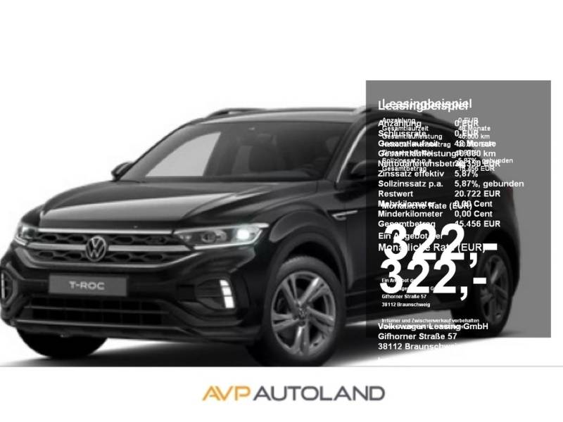 Volkswagen T-Roc 1.5 TSI DSG R-Line - NAVI - LED - AHK -
