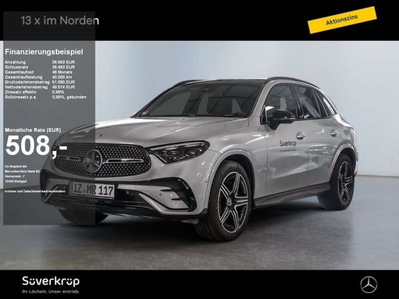 Mercedes-Benz GLC 220 d 4M AMG NIGHT SPUR PANO AHK 360 PDC
