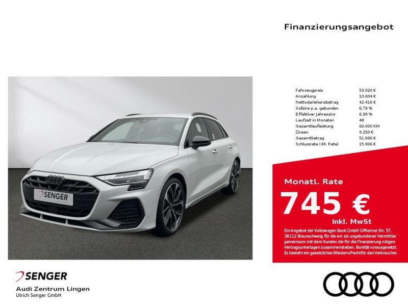 Audi A3 Sportback S line 35 TFSI Optik-Paket Matrix