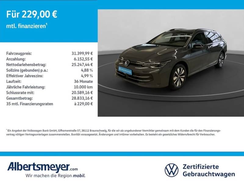 Volkswagen Golf VIII Variant 1.5 TSI GOAL +ACC+NAVI+LED
