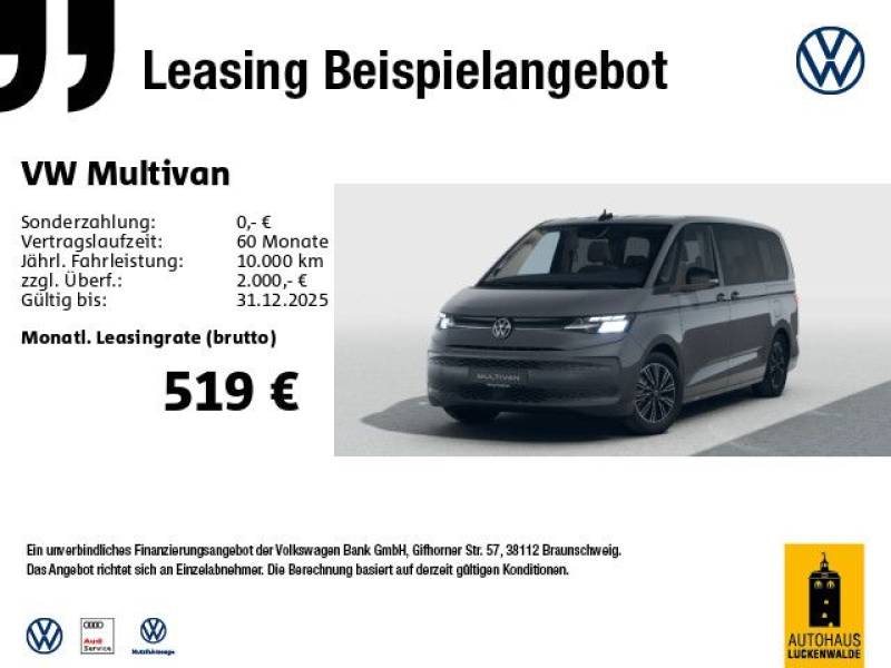 Volkswagen T7 Multivan 2.0 TDI Energy LÜ DSG *AHK*R-CAM*