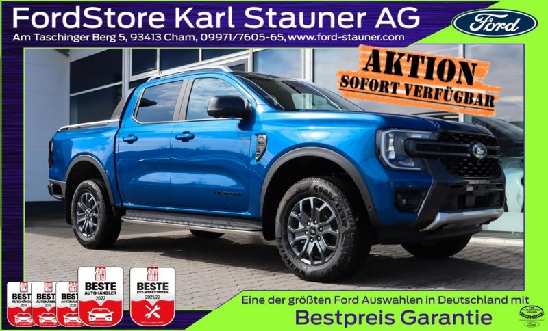 Ford Ranger Wildtrak DOKA 360° Kamera 3,99% FIN*