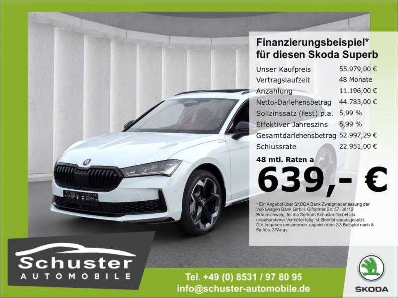 Skoda Superb Combi SPORTLINE 4x4 TSI*265PS StndHzg AHK