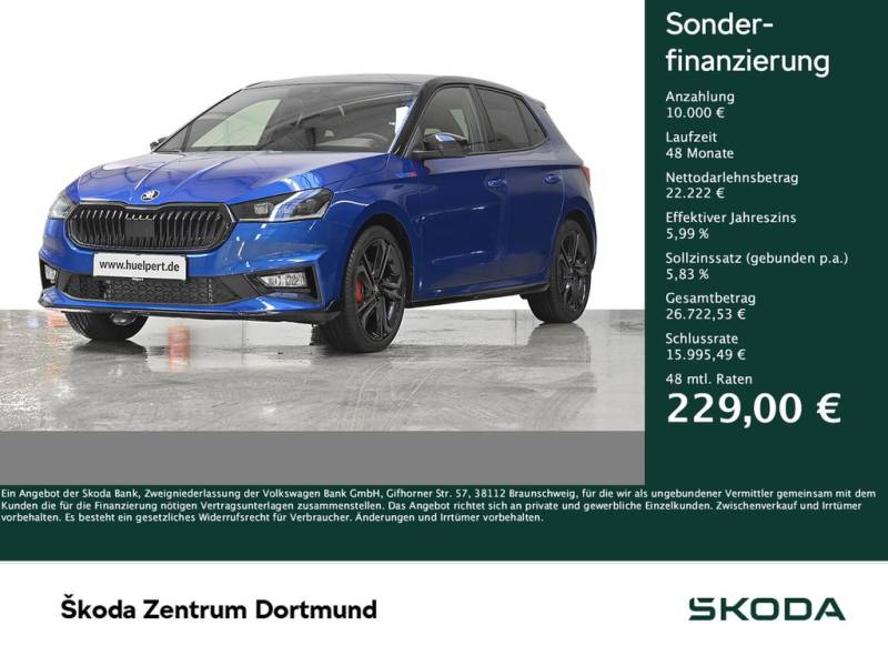 Skoda Fabia 1.5TSI DSG 130 177PS SPORT ACC NAV SHZ