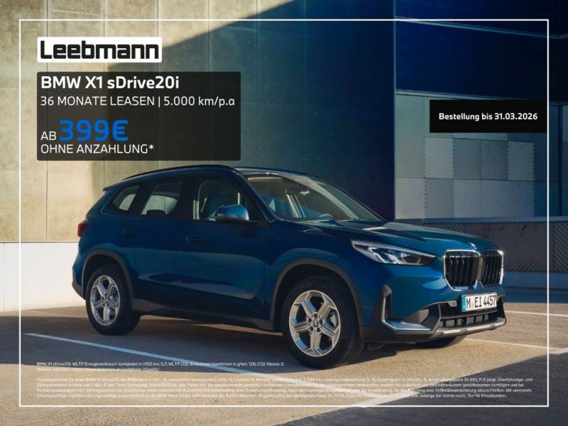 BMW X1 sDrive20i Bestellaktion! Jahresstart!