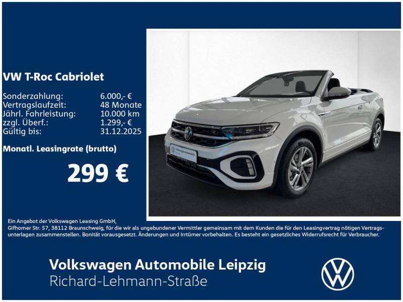 Volkswagen T-Roc Cabriolet R-Line 1.5 TSI 110 kW DSG*CLIMA
