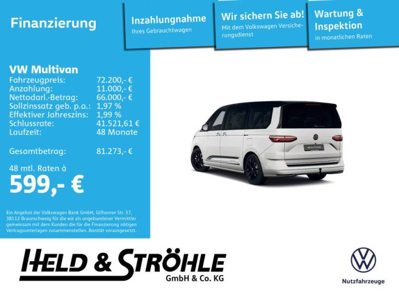 Volkswagen T7 Multivan Life Edition TDI DSG langer Überhang