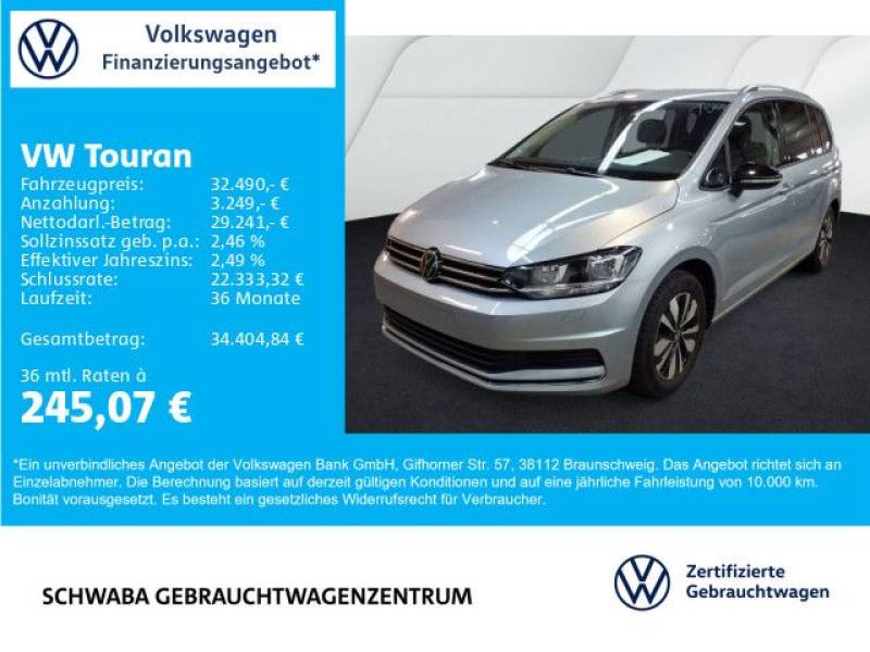 Volkswagen Touran Comfortline Goal 1.5 TSI ACC*SIDE*KAM*16"