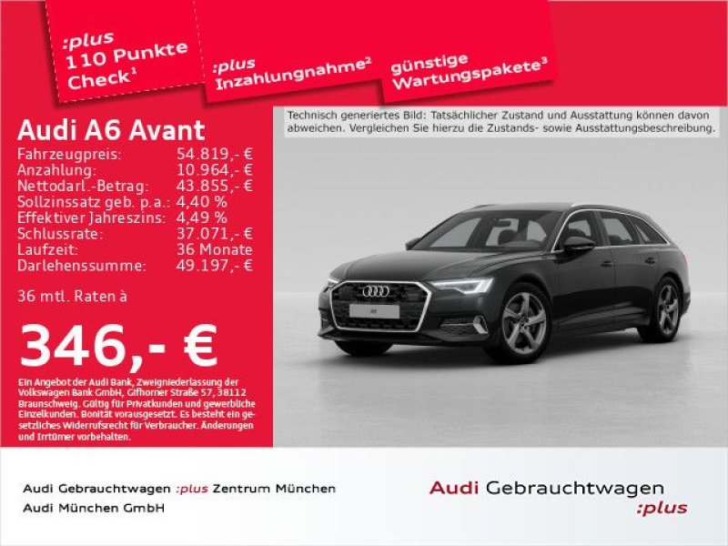 Audi A6 Avant 45 TFSI S tronic advanced ACC/AHK//Kame