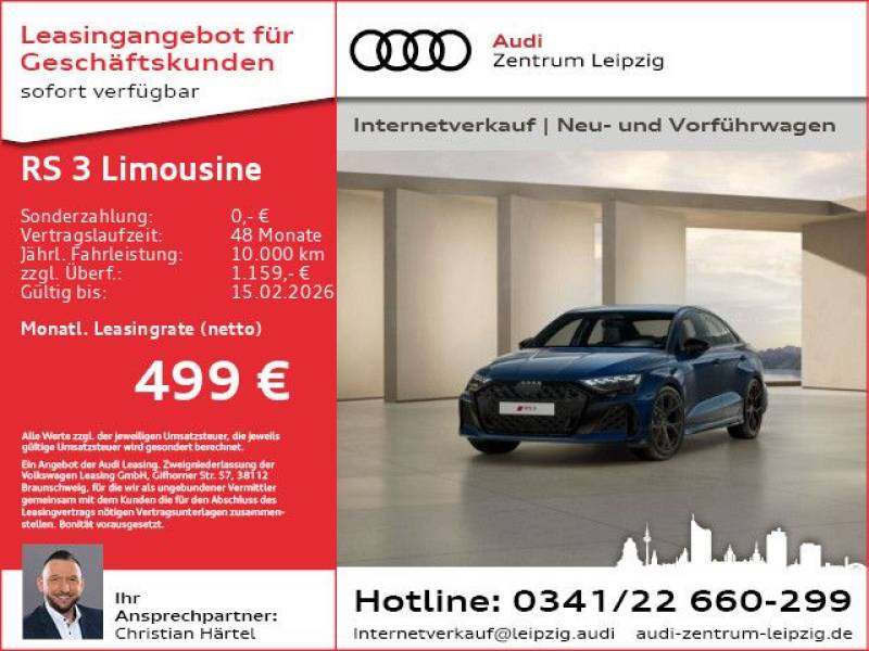Audi RS 3 Limousine MATRIX*RS-AGA*2Z-Klima*19Zoll**