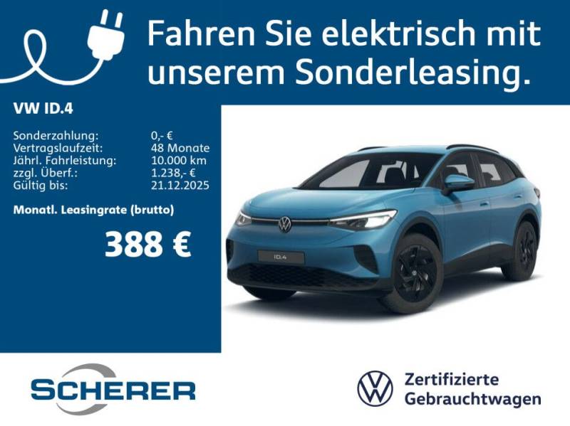 Volkswagen ID.4 Pro 210 kW (286 PS) 77 kWh Sofort verfügbar