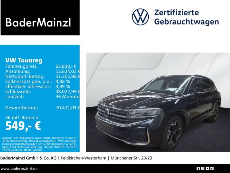Volkswagen Touareg 3.0 TDI 4M R-Line AHK Luft Matrix HUD