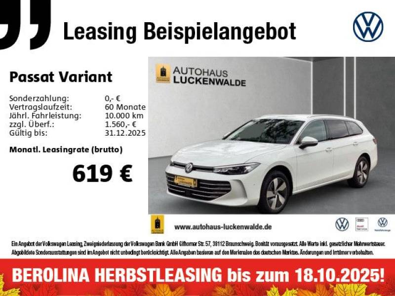 Volkswagen Passat Variant 1.5 eTSI Business DSG *HuD*R-CAM*